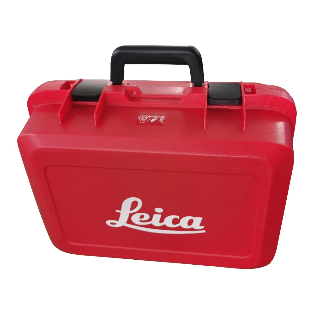 RED Plastic Cayyring Case Hard Carrying Case for Lei ca Total Station TZ05 TZ08 TZ12