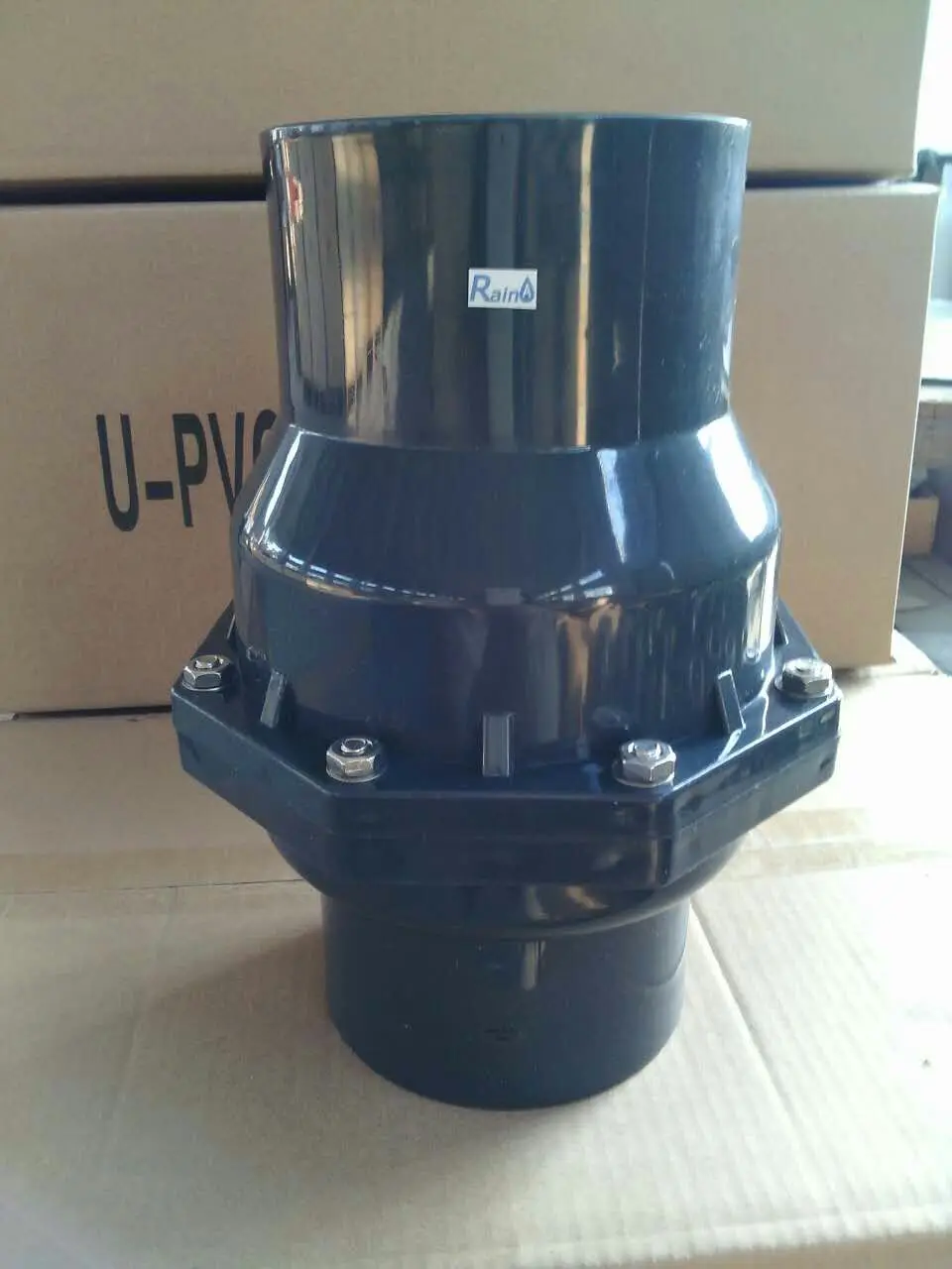 factory sale ASTM slip socket EPDM seal big size 6inch DN150 upvc non return swing check valve one way stop water valve