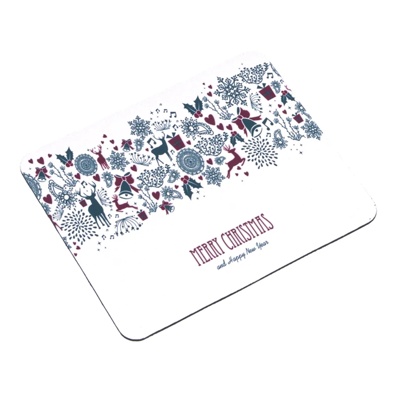 Wholesale Sublimation Custom Design Mousepad White Printed Non Slip Eco Friendly Gaming Natural Rubber Mouse Pads