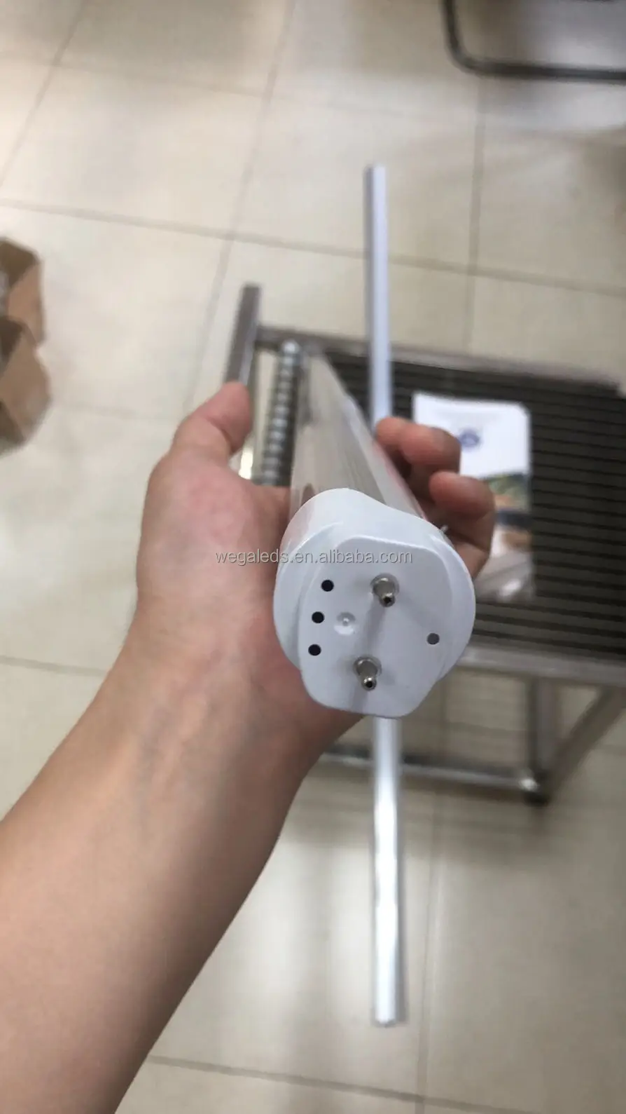 T8 Led Manufacturer 600mm 1200mm 20w T8 Led Alu+PC Tube Light T8 Led Light Fittings Smd3528 Double Input Tube Home