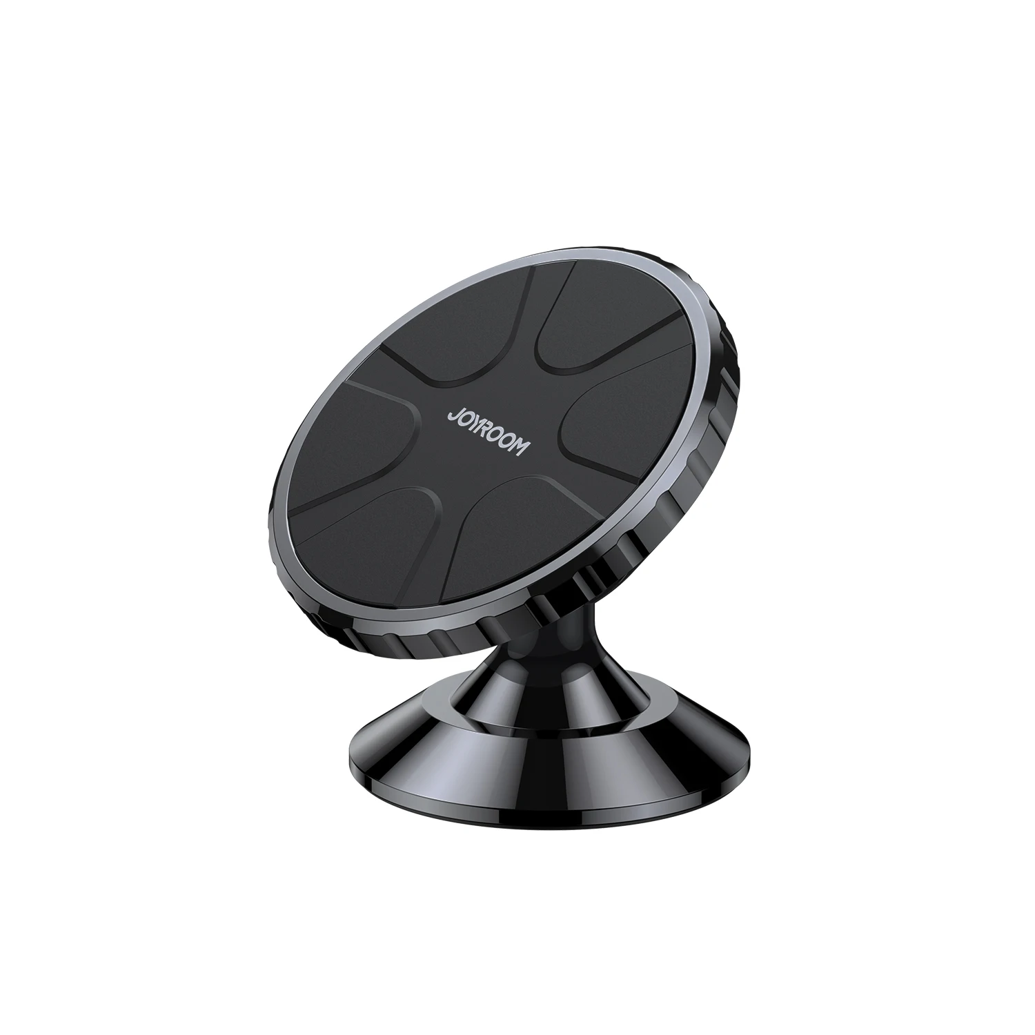 
2021 New Round Shape 6pcs Magnet Strong Cellphone Mount Soporte Para Celular Dashboard Private Label Magnetic Car Phone Holder 