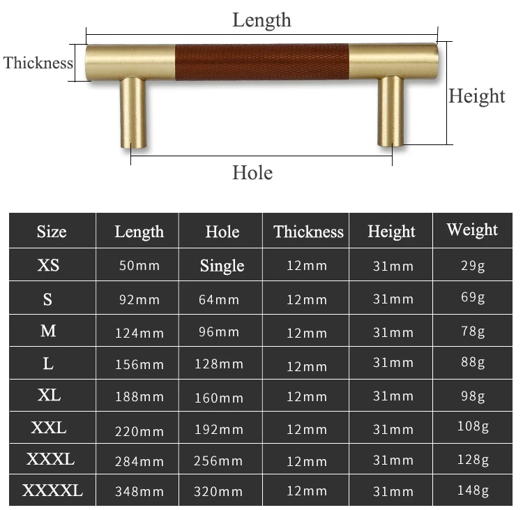 Aluminum Brass/Knurled/Textured modern kitchen cabinet knobs and handles Drawer Pulls Bedroom Knobs T Bar /long handle C-2625