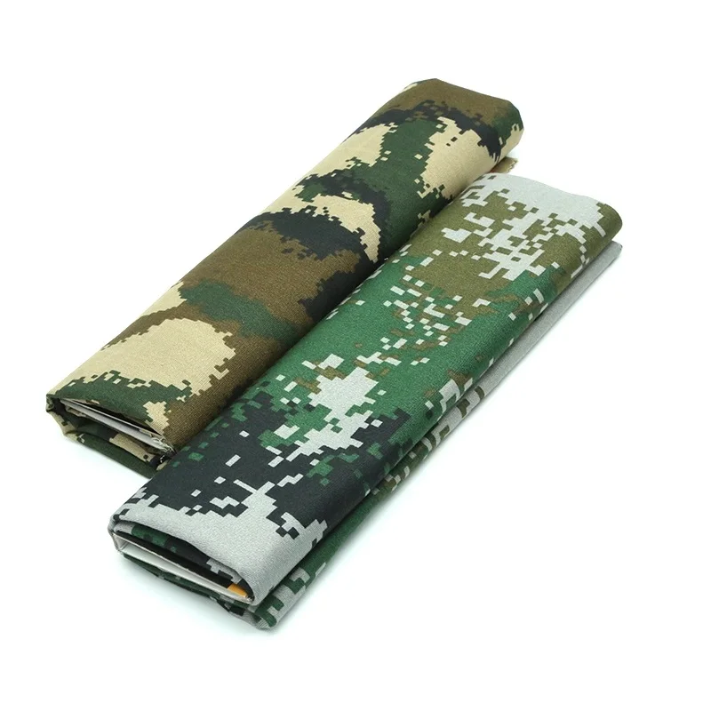 Good quality polycotton T/C 80/20 110*76 100gsm 57/58' polyester cotton interlining realtree camouflage uniform fabric