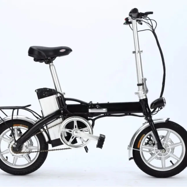 Hot Sale Cheap Mini 14 Inch Foldable Electric Bike 48V 10Ah Electric City Bike Folding Electric Bicycle downhill