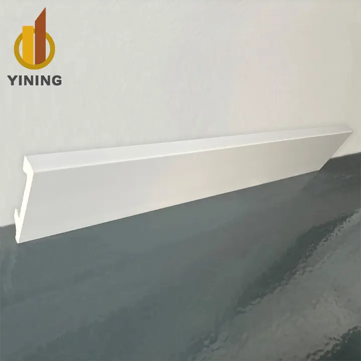 Фабрика YINING оптовая продажа плинтус линия белая полистирольная плитка для дверной рамы