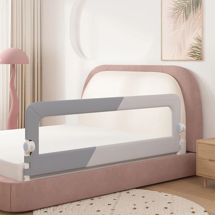 Factory Price Foldable Swing Baby Bed Guard Bumper Chinese Foldable Baby Bed Rails For Baby