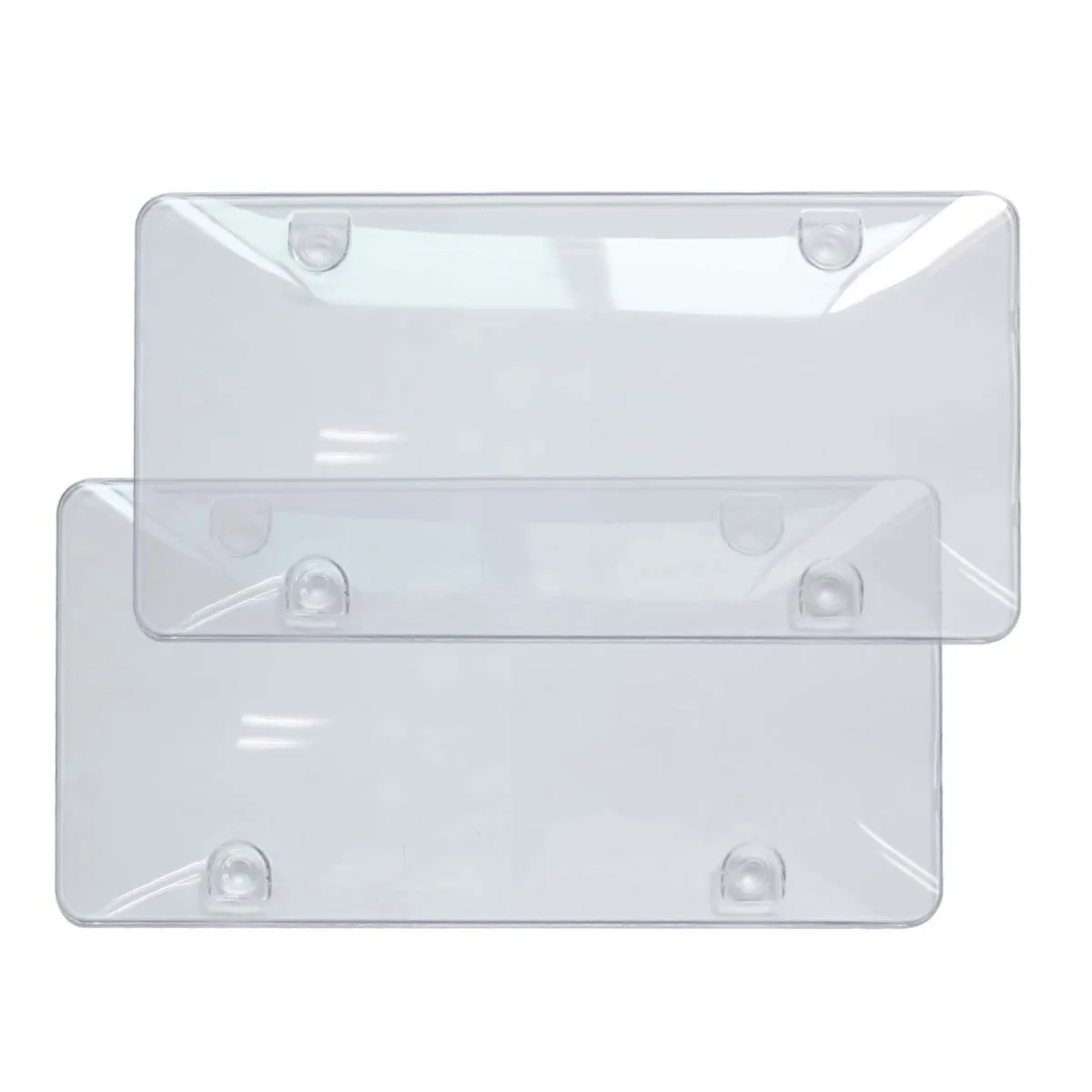 Hot selling Transparent Car License Plates Frame Shields Design Novelty Plate Covers Unbreakable Frame License Plate Cover