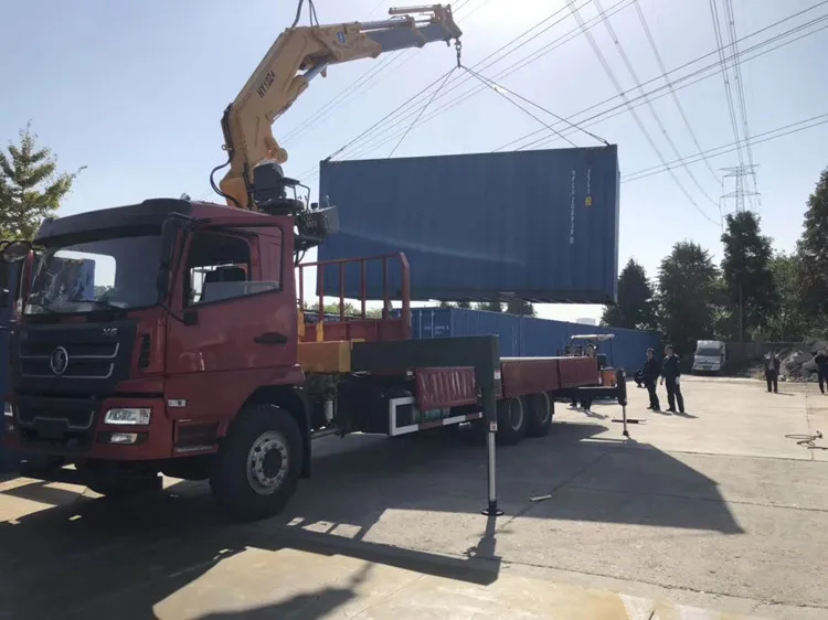 China mini 12t hydraulic boom lift articulated arm crane truck manipulator for construction hot sale in 2024