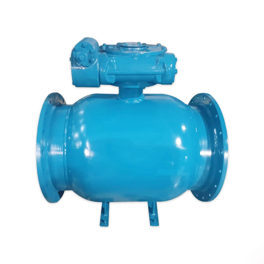 High Pressure Ball Valve Standard Carbon Steel WCB 2 Way Floating Type Manual Flanged Ball Valve