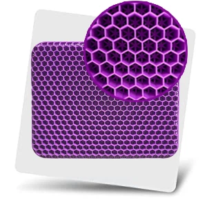 New Design Comfort Soft Square Honeycomb Egg Gel Seat Cushion Gel Sitter for Office Chair Car Seat