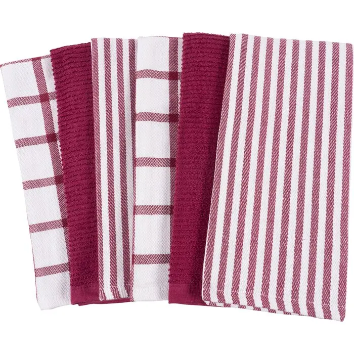 Disposable 100%Cotton cheap price custom printed dobby bleached Low MOQ wholesale linen cola cola kitchen thick dutch tea towel