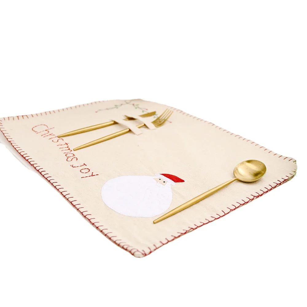 Gold supplier good quality wholesale restaurant cheap festival decoration place mat christmas table mats