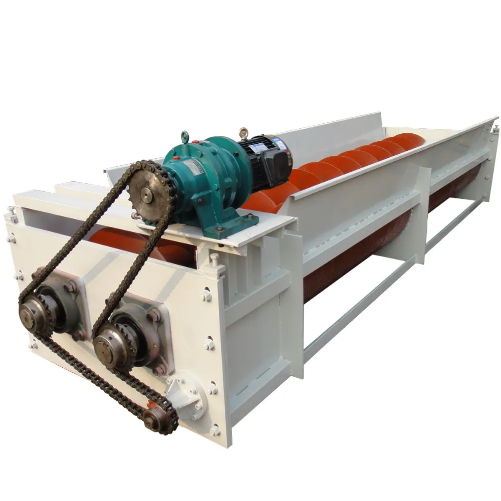 Waste plastic recycling related lifting machinery screw feeder conveyor