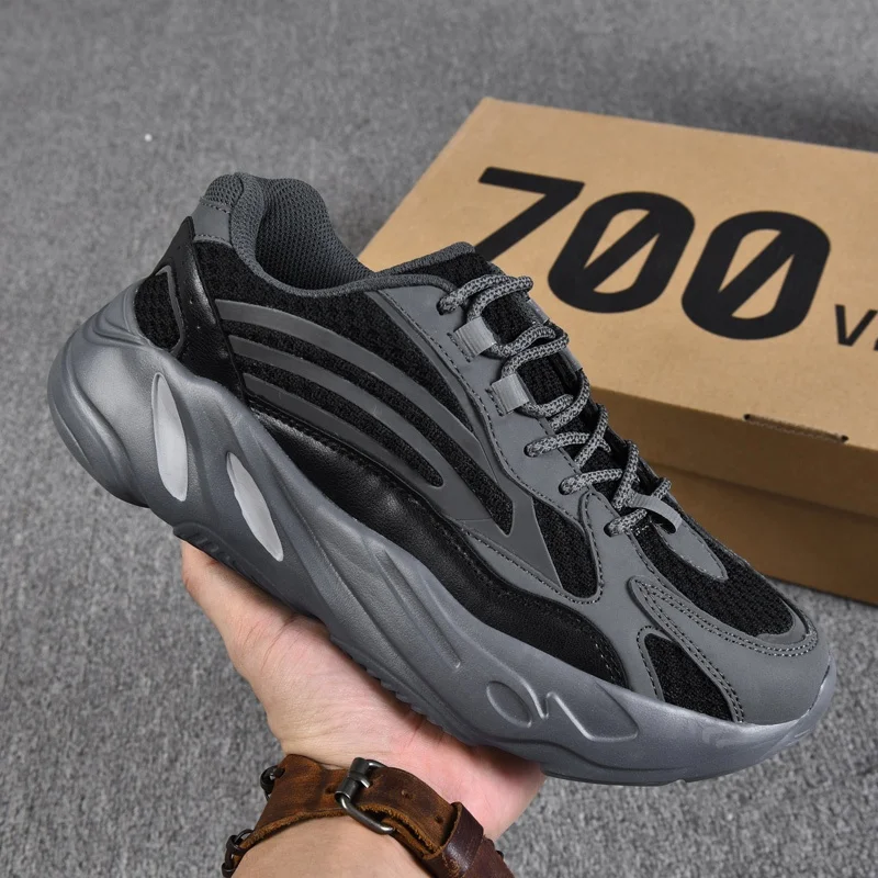  Флуоресцентные кроссовки Yeezy 700 V2 для мужчин и женщин спортивная обувь бега большие размеры США 13 ЕС