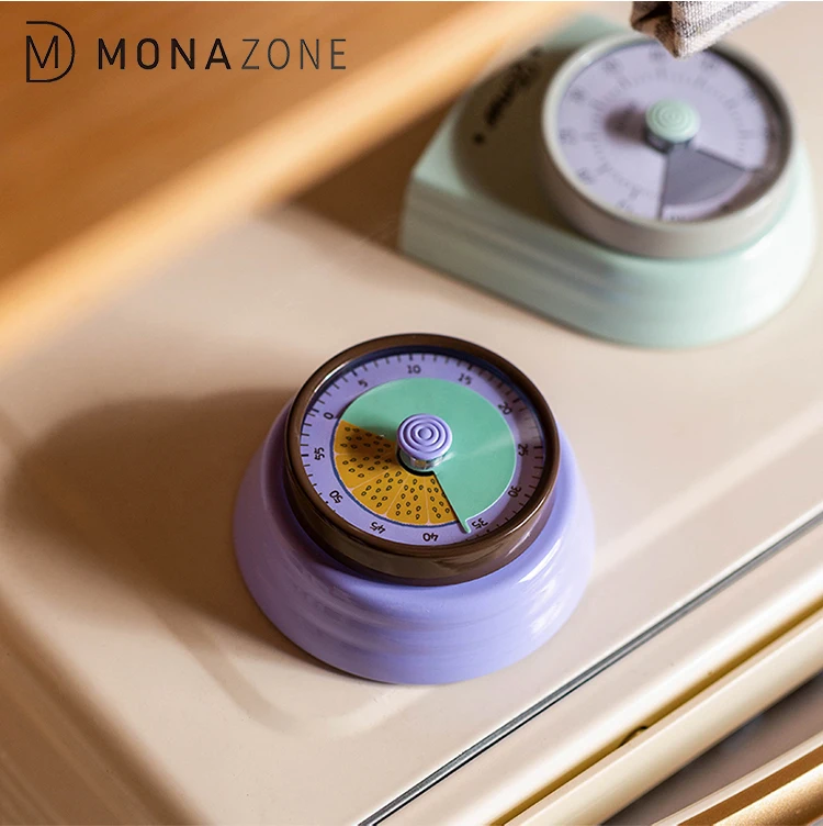 Милый механический таймер MONAZONE напоминание Многоцелевой Магнитный для приготовления