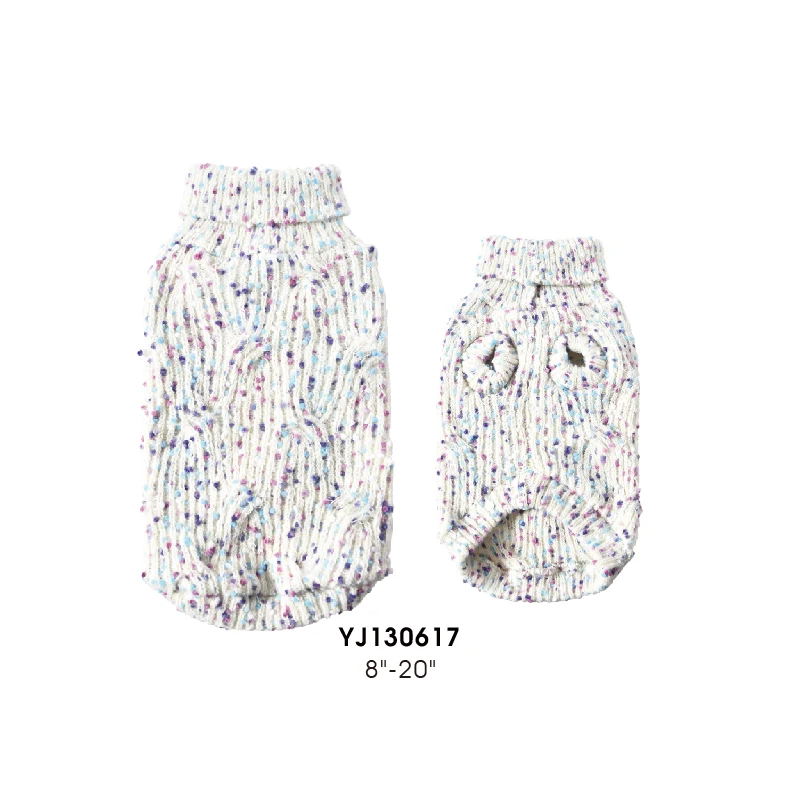 Dog Winter Sweater Knit Colorful Pet Apparel Accessories Dog Sweater