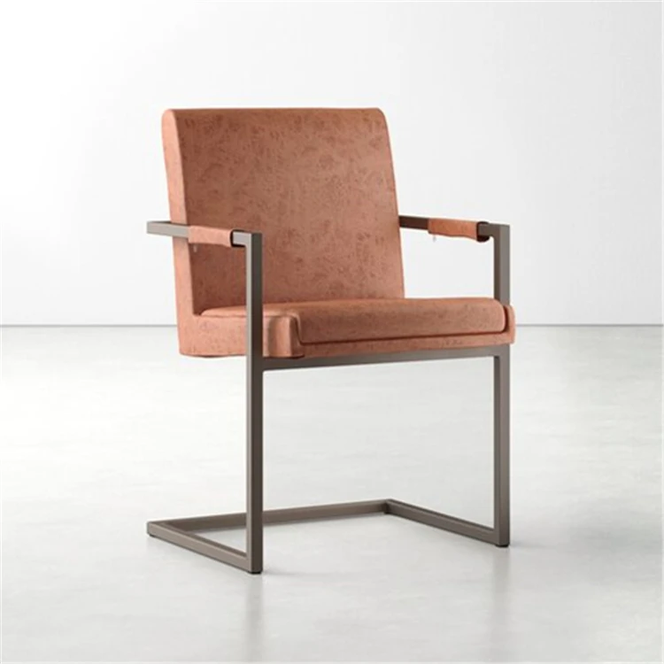 
New design hot sale dining room furniture comfortable leather heavy dining chairs 