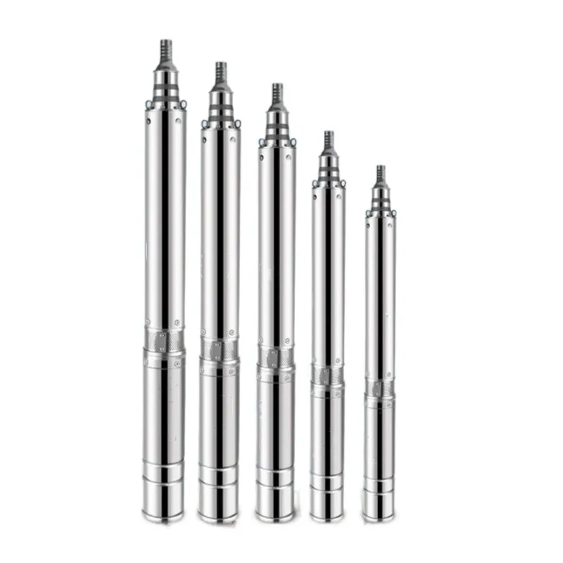 380V 8T Large flow irrigation deep well submersible pump stainless steel high lift water well pumping deep water pump