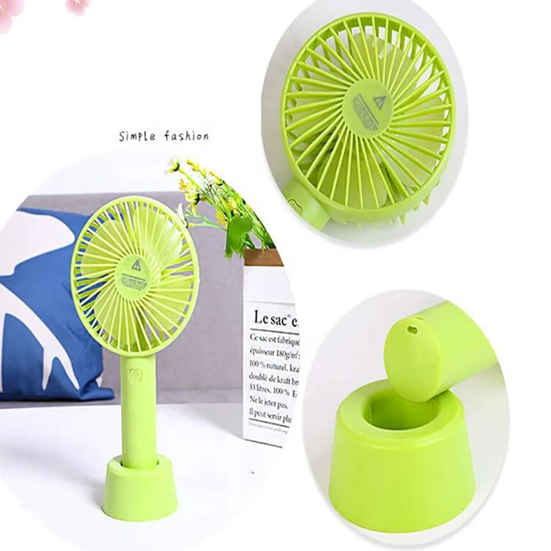 Factory Wholesale Portable USB Charging Cooling Electric Hand Rechargeable Mini Fans with Battery