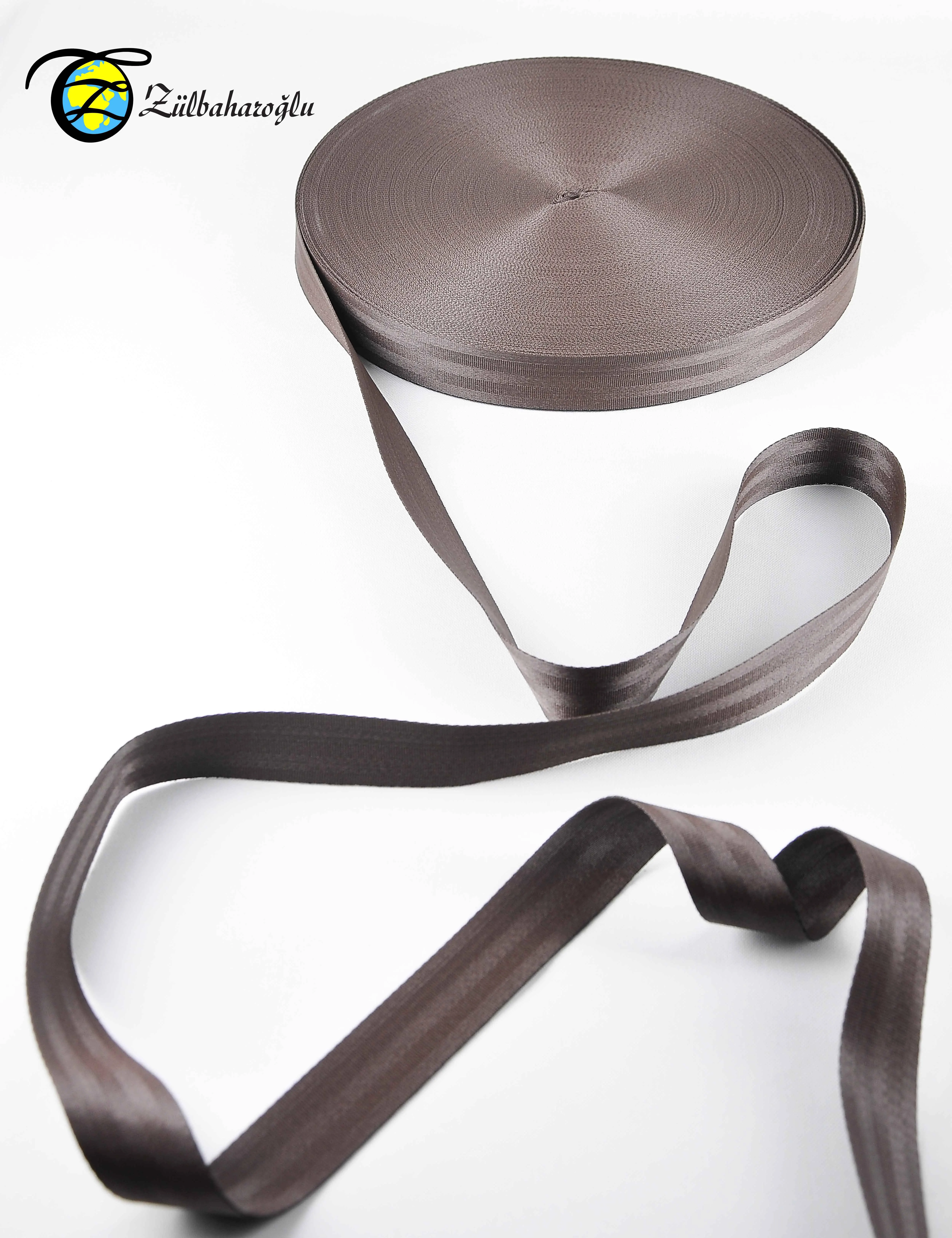 High Quality PP Material Made In Turkey Seat Belt Webbing Straps Bag Accessories Webbing Tape Wholesale