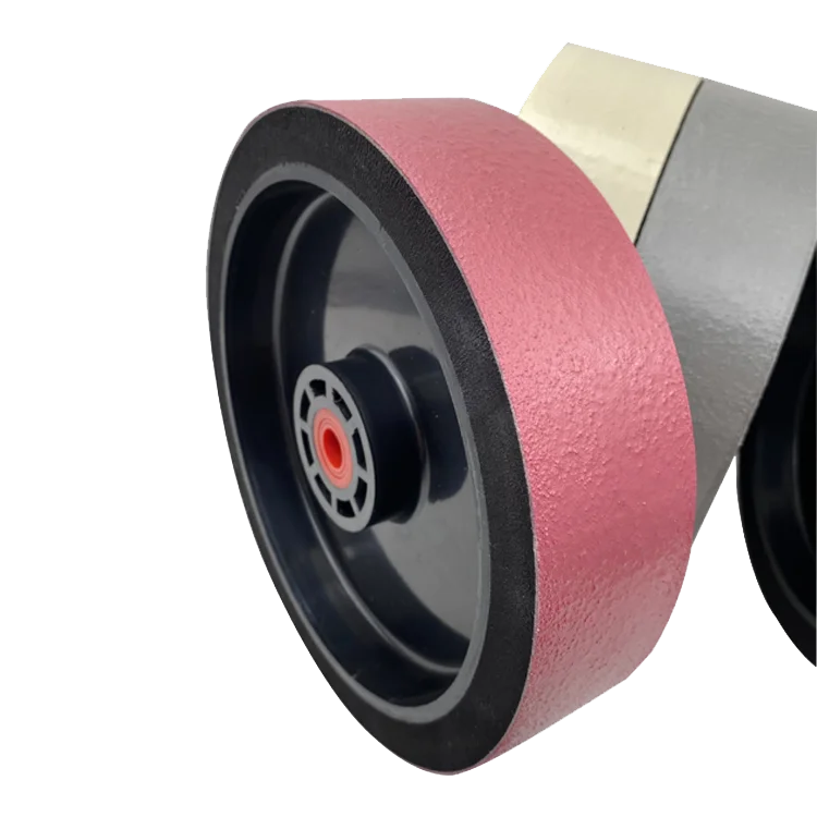 Hot sale  8 Inch soft lapidary grinding wheel  flat diamond grinding wheel for Polishing gemstone flap wheel