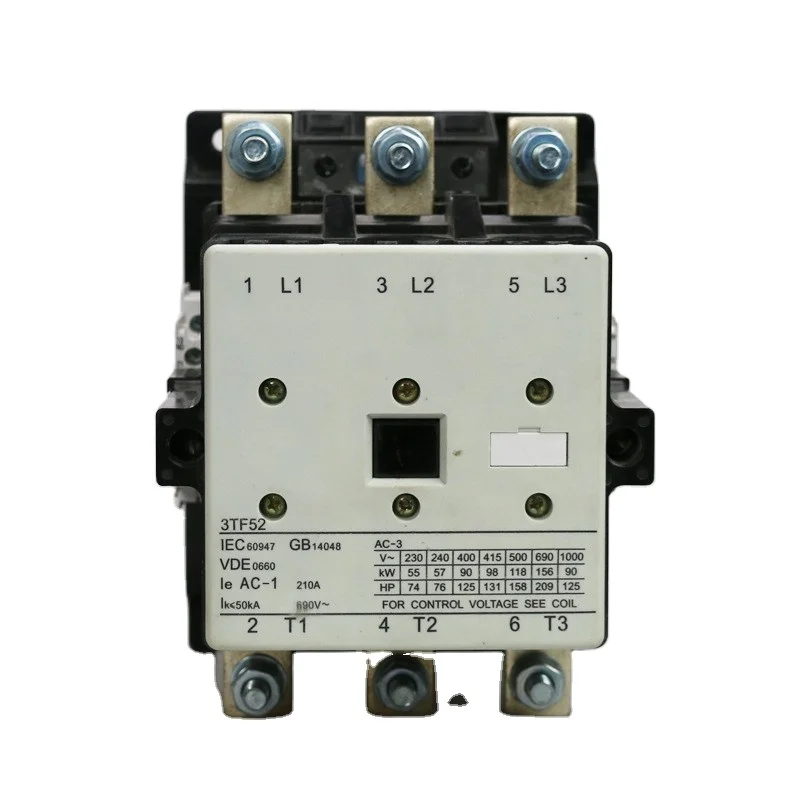 3TF52 (CJX1-170) AC contactor manufacturer directly sells 380V/220V/110V/36V/24V