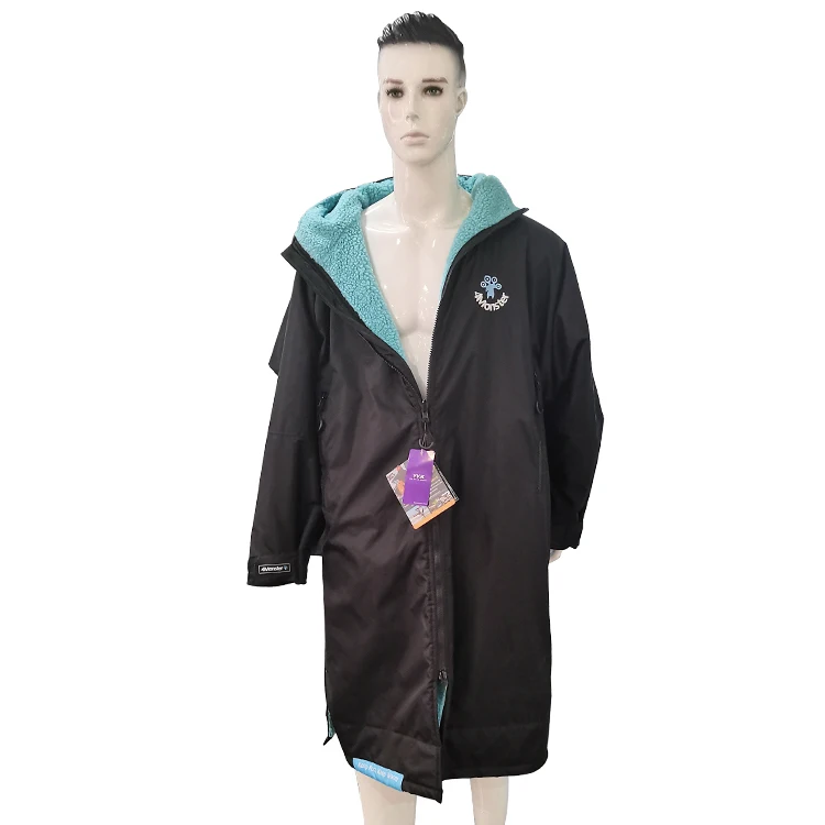 waterproof custom unisex surfing poncho towel winter changing robe