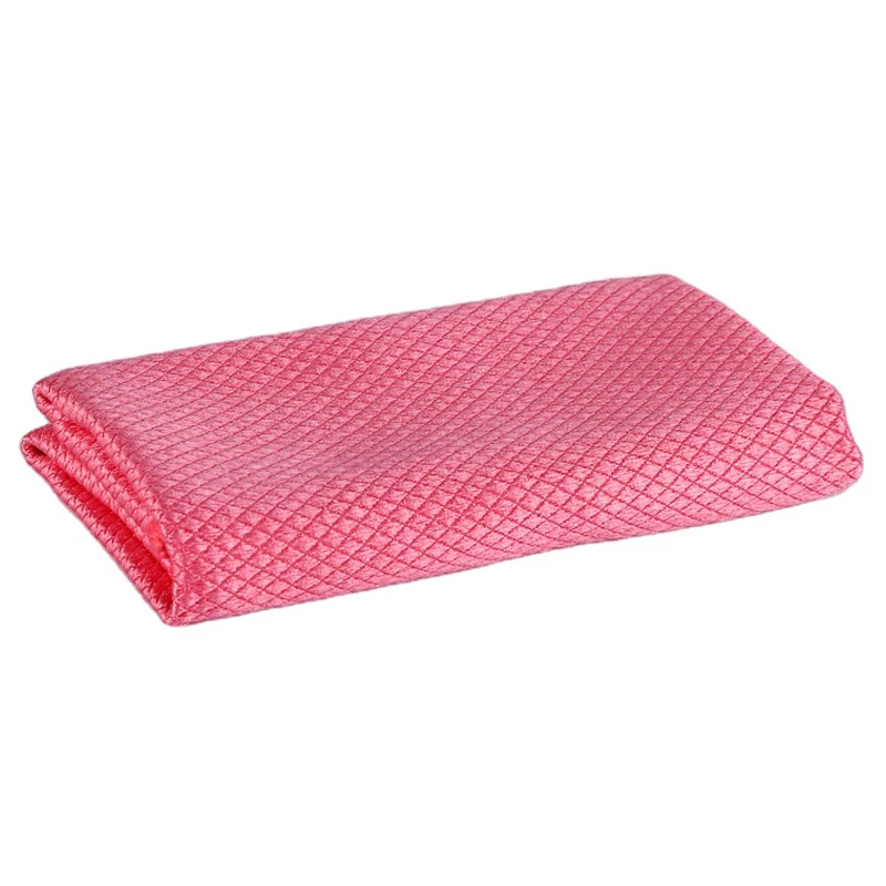 Wholesale Nanoscale Lint-Free Fishscale Microfiber Cleaning Rags Cleaning Cloths for Kitchens Glass Cars and Windows Polishing