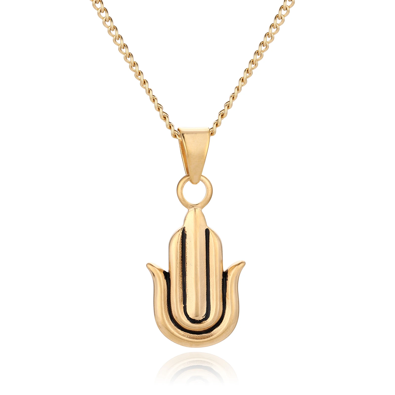 
Fashion Peculiar Stainless Steel Golden Necklace For Men 