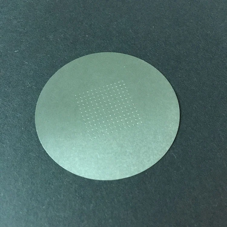 Factory custom SUS 304 316 301 stainless steel porous disc with photo etching process
