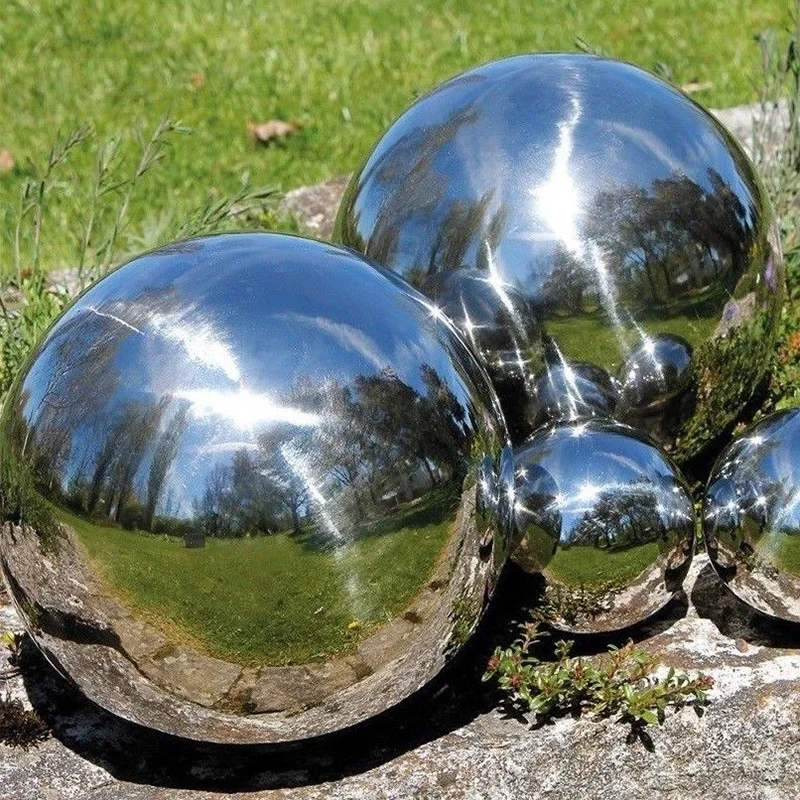 Stainless Steel Sculpture Sphere Hollow Railing Ball Decoration Ss Hollow Ball