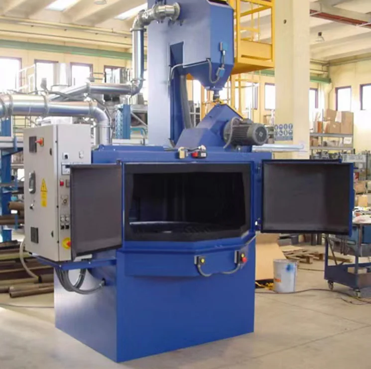 Rotary table shot blasting machine turning table casting machine sand blast
