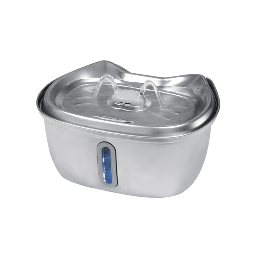 Wholesale 3.2L 304 Stainless Steel Cat Pet Mute Drinker Feeder Bowl Automatic Pet Water Fountain