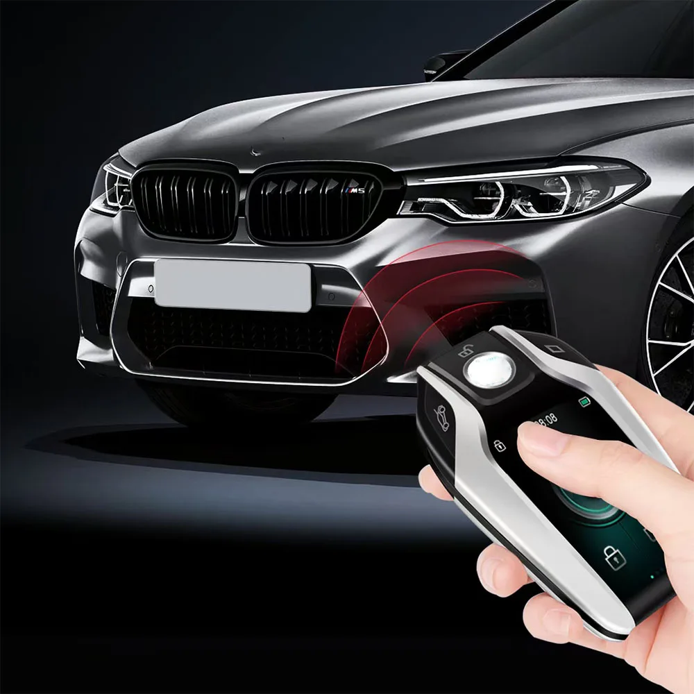 Car Alarm Anti-drop Universal Lcd Remote Smart LCD Car Key With OBD For BMW for Toyota for Hyundai for Lexus for Nissan