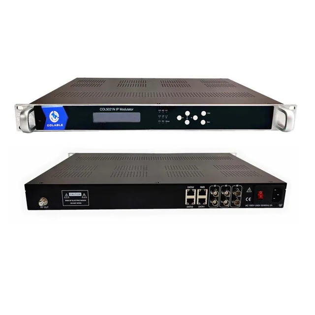 Digital modulator ASI & IP to 4/8/16/32 DVB-C  DVB-T ISDB-T RF modulator COL5021N