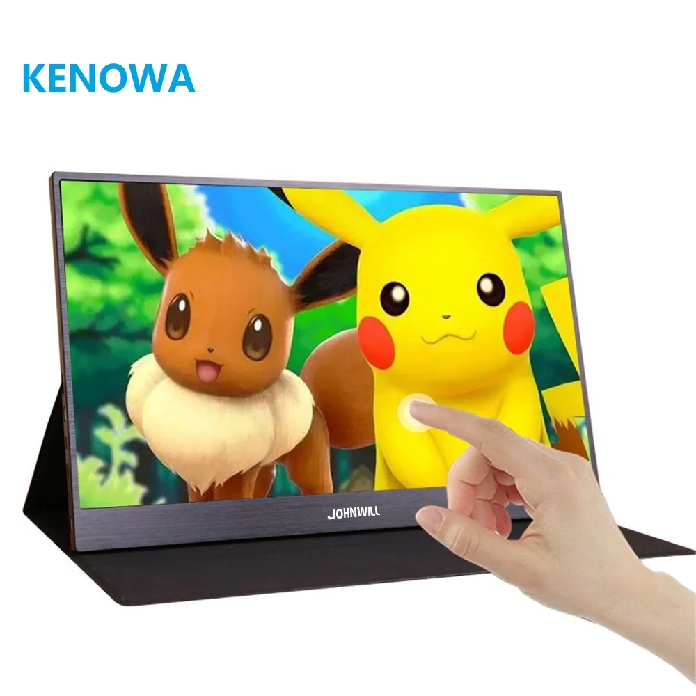 
15.6 inch Portable LCD Touch Screen Monitor for Gaming with Type C Interface 