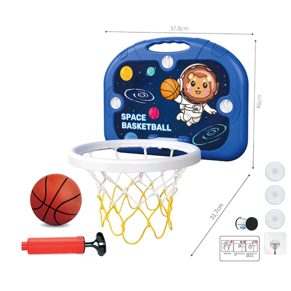 Mini Hanging Wall Mounted Basketball Hoop Indoor Cartoon Sport Toy