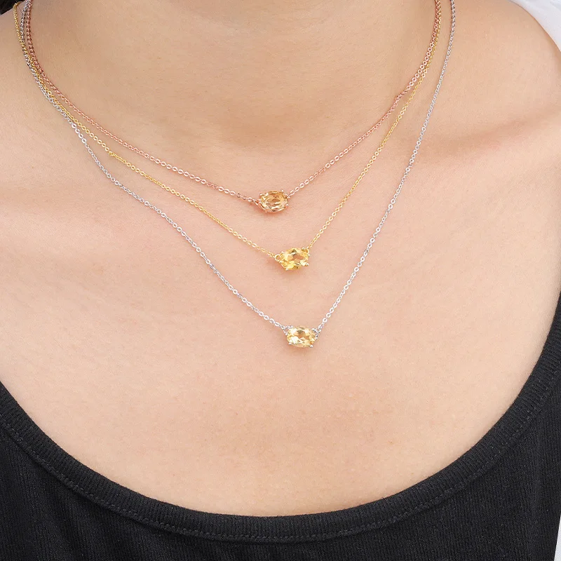 925 Sterling Silver Gem Stone 12 Birthdays Stones White Beryl Mother Of Pearl Red Peridot Olivine Corundum Artificial Necklace