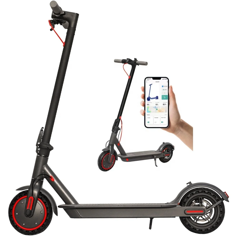 Best selling TUYA APP control electric scooter Disc Brake Electric Scooters Aluminum Alloy fashion electric scooters for adults