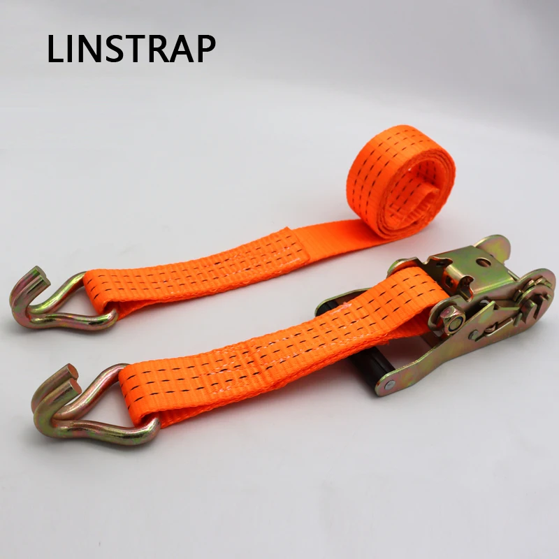 Straps Ratchet Fastening 50 Mm/ 10M Cargo Lashing Belt For Trailer