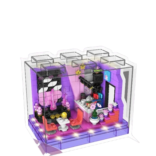liangjun Mould King 24036 332PCS Creative Series Dream Display Box Coffee Day Set Building Block Puzzle Toy birthday gift