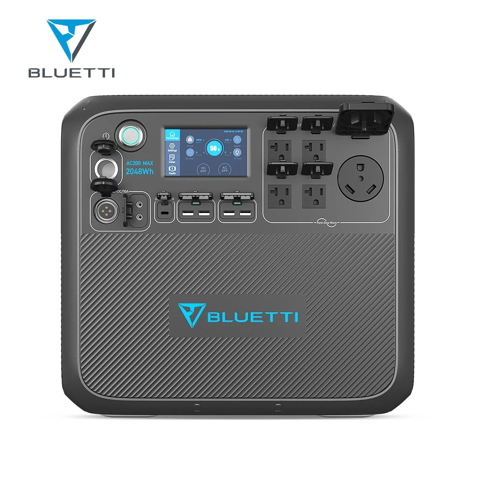 European Ac Socket High Capacity Lfp Battery 2000Wh 2KW 240V Power Station