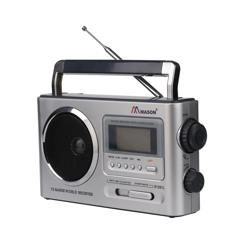 good quality IC with night light 12 bands radio fm am digital other home radio