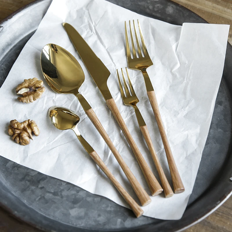 Factory Stainless Steel High Quality Flatware Cutlery Set Juego De Cubiertos De Acero Inoxidable