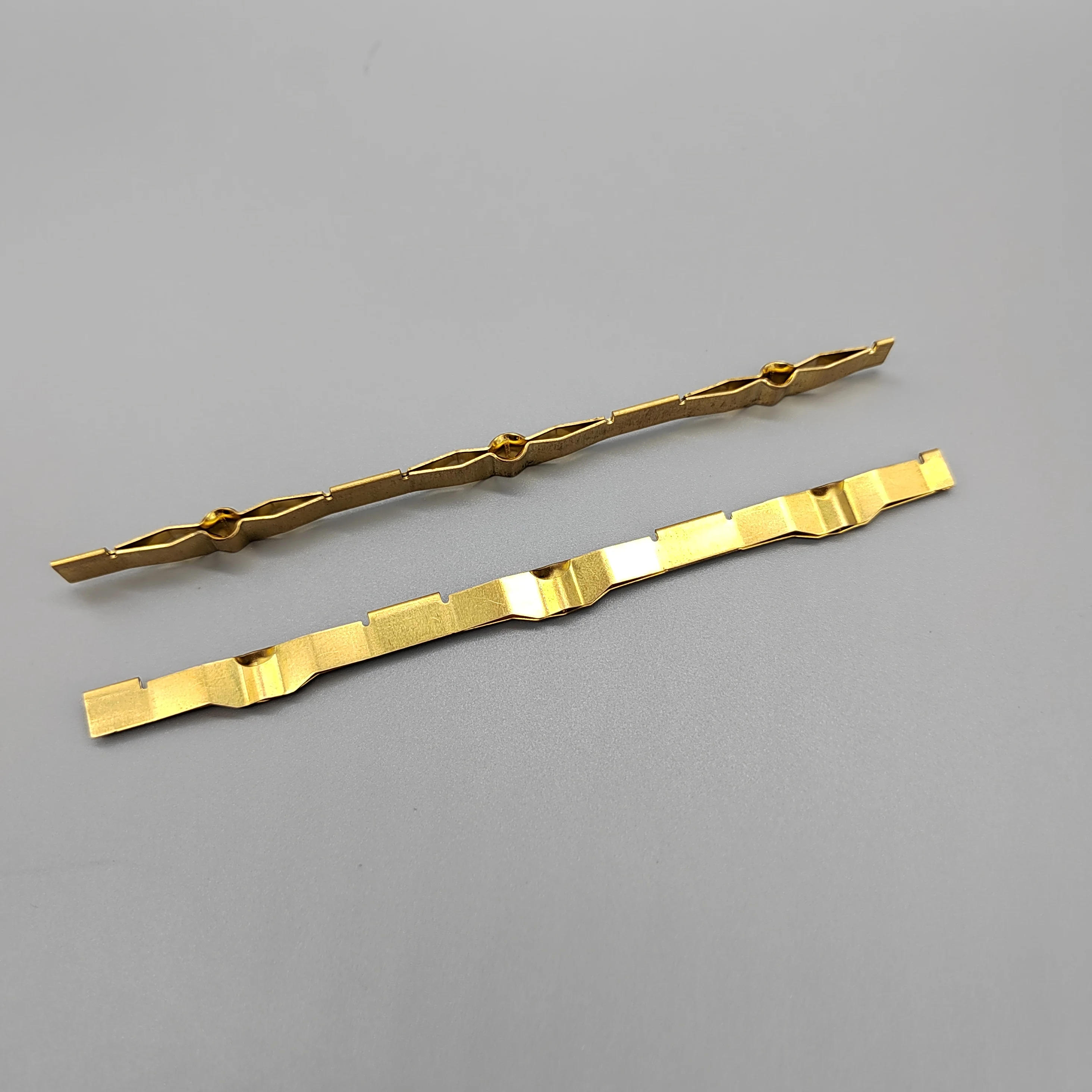 Russian Customized 3/4/5 Ways Extension Socket Electric Stamping Part Accessories Brass Stamping Power Strip Brass Part