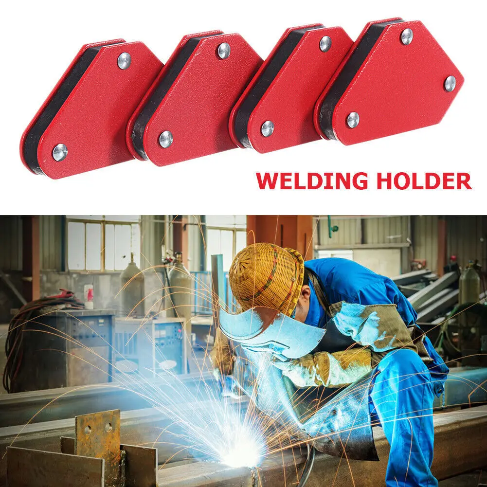 Set Of 4 Welding Magnet Set Magnetic Square Welder Holder Arrow Magnet 45/90/135 Degree 4.5KG/10LB