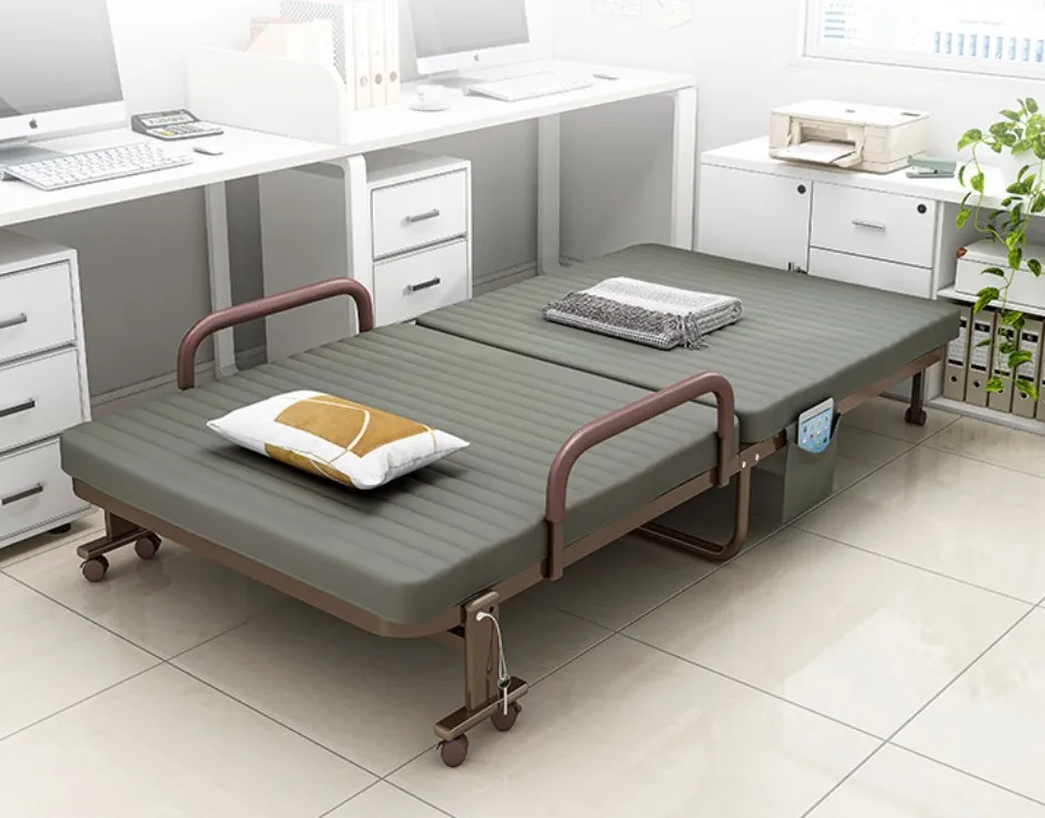 Custom 1.9 Meters Single Person Folding Convertible Backrest Angle Sofa Bed Furniture For Home Living Room Office Hotel Bedroom