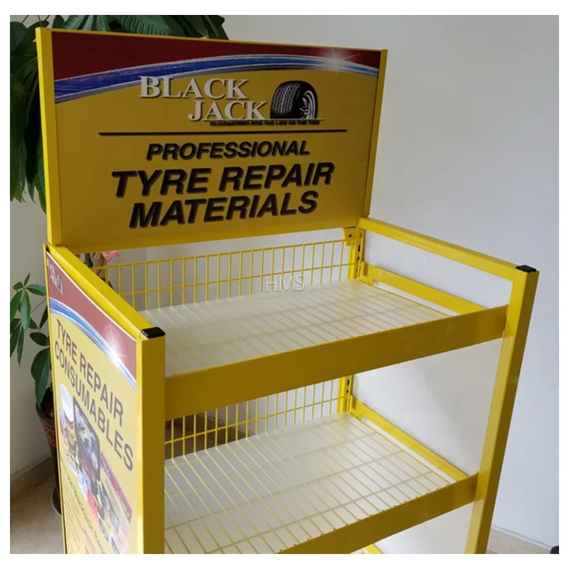 Customized wood display stand floor display rack POP cardboard display racks