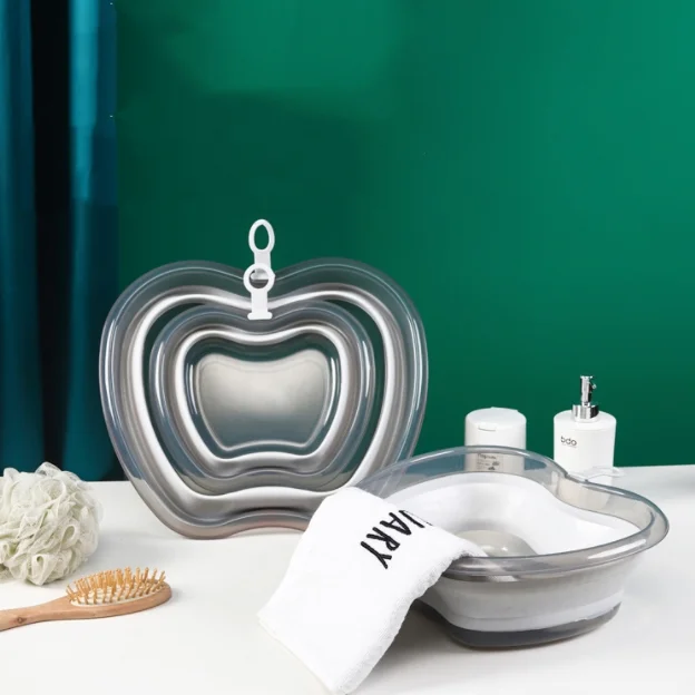 Portable Basin Collapsible Thicken Tourism Wash Water Foldable Foot bath Washbasin Compression Travel Foot Wash Basin