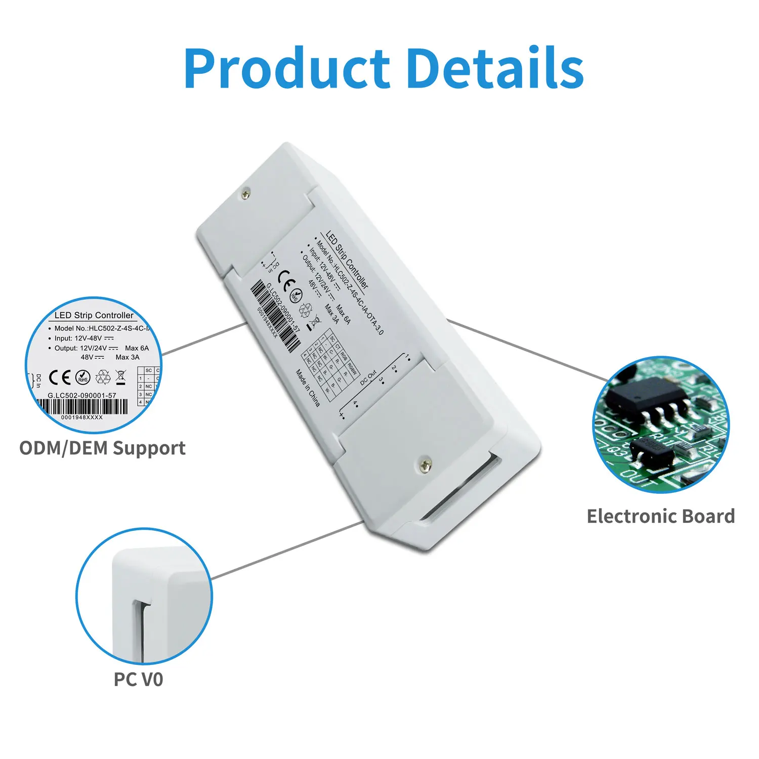 ZIGBEE Rgb Color Controller for Led Strip Light Ribbon Light Led Rf Controller Touch Ce Fcc Rohs